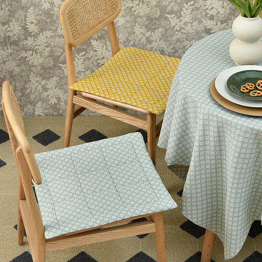 经典复古细纹系列纯棉椅垫 商品图1