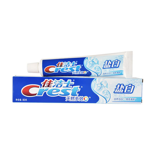 【日用百货】佳洁士牙膏盐白去牙渍清洁固齿薄荷口气清新去渍洁白牙膏成人 商品图3