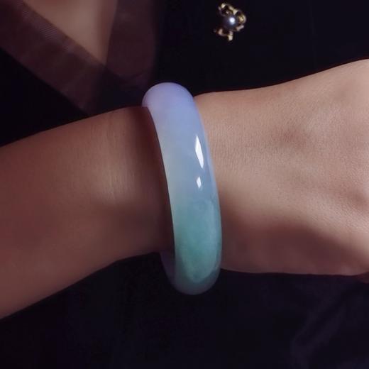 春带彩翡翠手镯 商品图7