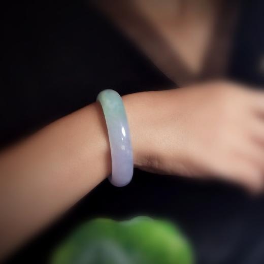 春带彩翡翠手镯 商品图8