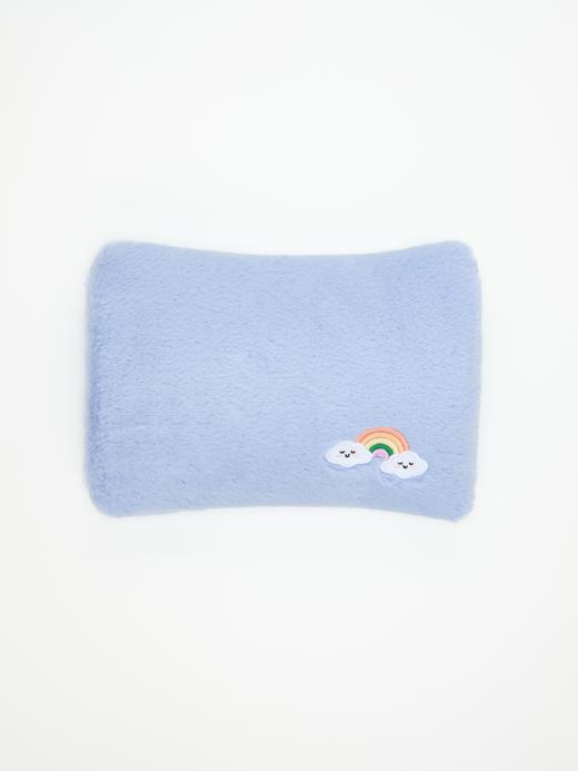 测评优品-彩虹充电式暖水袋326 外套可拆卸 仿兔毛绒 亲肤柔软 加热速度快 保温效果好 承重能力强 无异味 自动断电 商品图1