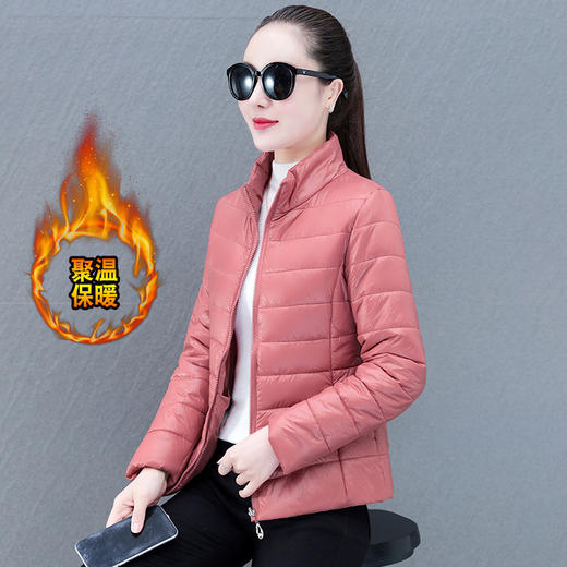 2021年新款小个子冬装轻薄短款轻便薄款妈妈冬季女士外套 QB-YZ7916 商品图0