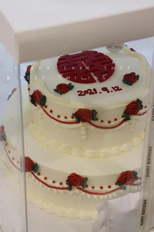 | 喜结良缘双层蛋糕 | 商品图0