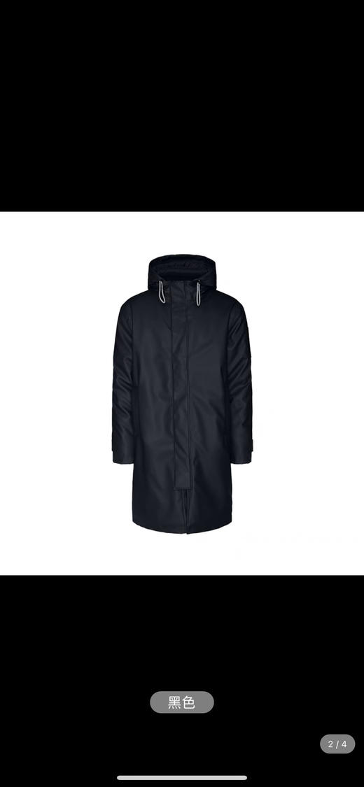 北欧Rains高端长款加厚棉衣pu面料防风防水天花板级别 商品图4