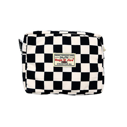 HUJI祤集Motley收纳包插画棋盘格系列 商品图3