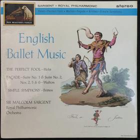 LP黑胶唱片 霍尔斯特，沃尔顿，布里顿《英国芭蕾舞音乐》 英国皇家爱乐乐团 萨金特爵士指挥