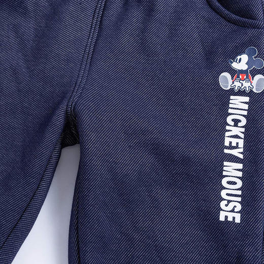 迪士尼童装男童春秋装长裤新款加绒儿童休闲裤中小童运动裤子 商品图8