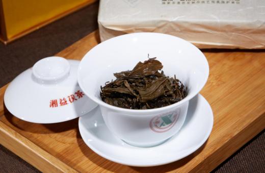 蝈蝈喝茶甄选 2018福满堂 湖南黑茶——湘益茯茶900g/砖 商品图2