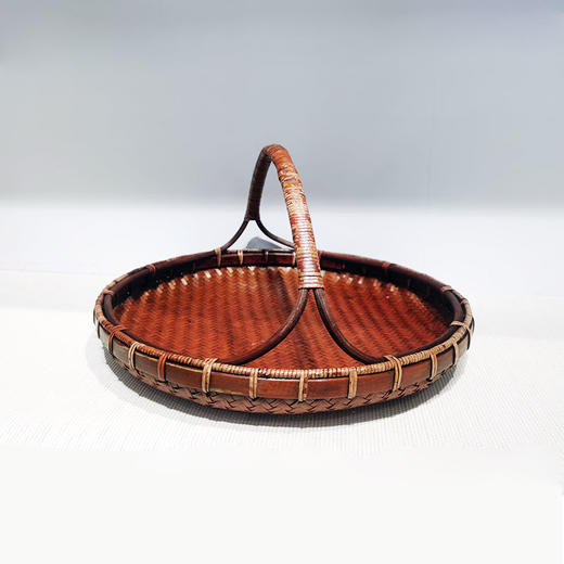 竹编提手果蓝° 常规款&大漆款 商品图1