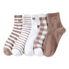 【小熊袜子 秋冬软款超值10条装！】女士韩版中筒秋冬款棉袜ins潮日系卡通学生长筒条纹女袜 商品缩略图4