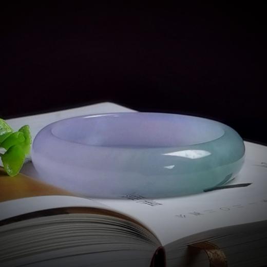 春带彩翡翠手镯 商品图1