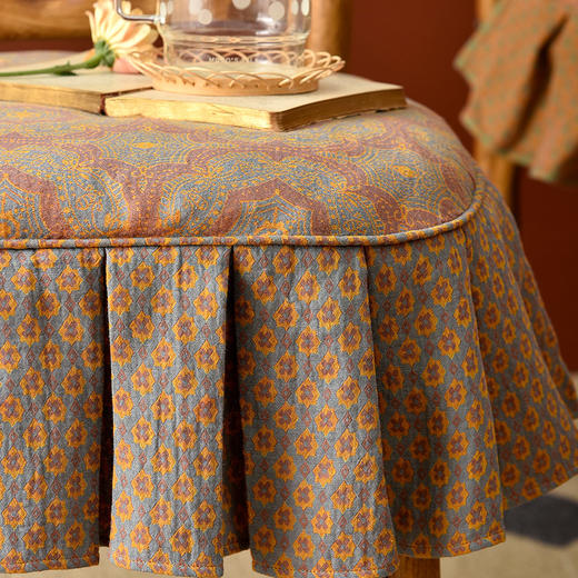 神秘波西系列百褶椅垫冬季复古椅垫 商品图3