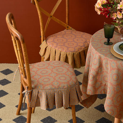 神秘波西系列百褶椅垫冬季复古椅垫 商品图1
