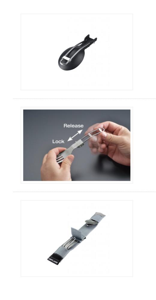UNIFLAME 钛制折叠小餐具 商品图2