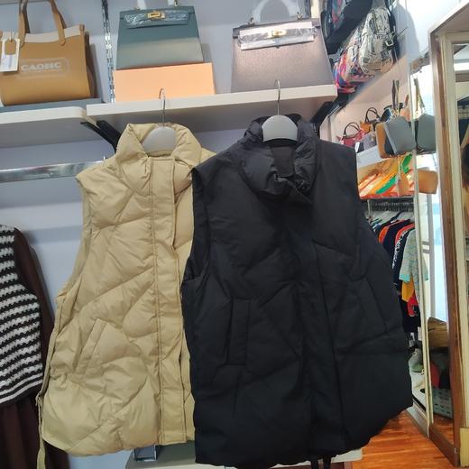 女下抽绳羽绒马甲 商品图0