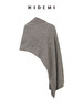 HIDEMI 美利奴羊毛系列雾灰色斗篷/披肩 商品缩略图10