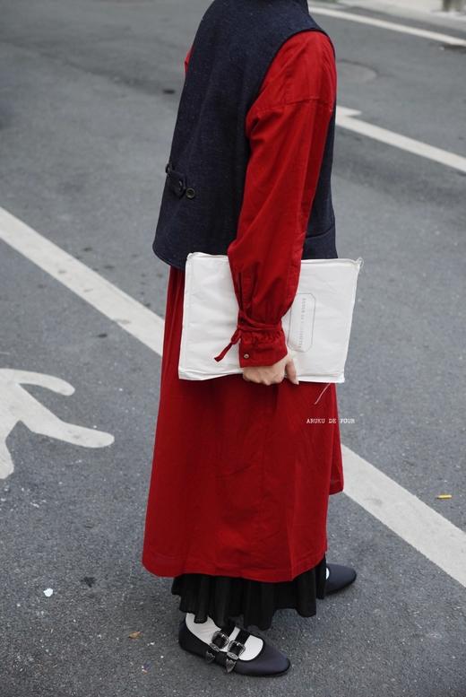 ECOLE DE CURIOSITES 小立领扣钮马甲 商品图5