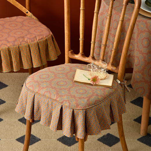神秘波西系列百褶椅垫冬季复古椅垫 商品图0