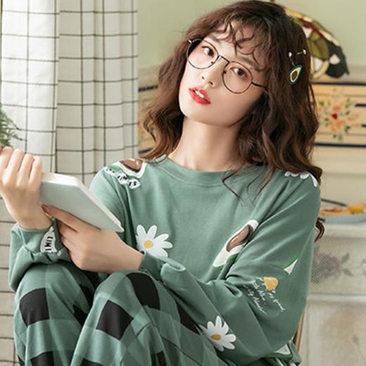 【舒服到像裸穿！亲肤家居服套装】柔软仿若无感，让你舒服到骨子里！能外穿的睡衣睡裤，长袖长裤两件套 商品图2