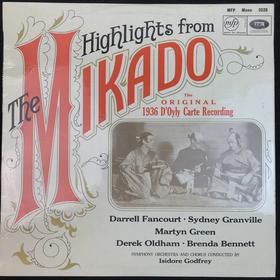 LP黑胶唱片 吉尔伯特和萨利文《来自<天皇>的精彩选段》 伊西多尔·戈弗雷指挥