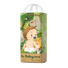 bc babycare
皇室丛林的朋友短裤式婴儿纸尿裤正装
XL-34片/包