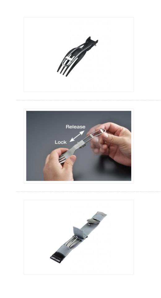 UF 钛制叉子 氟素涂层 商品图2