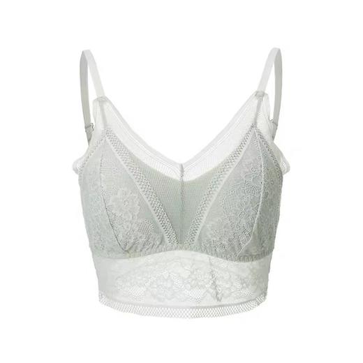 【时尚性感超值任选~拍一发二！！！】妖精可可同款性感蕾丝文胸美背无钢圈胸罩聚拢背心式胸衣bra冰肌文胸内衣 商品图5