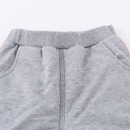 迪士尼女童宝宝夹棉裤子新款冬加厚棉裤儿童运动长裤214K1217 商品图4