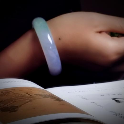 春带彩翡翠手镯 商品图5