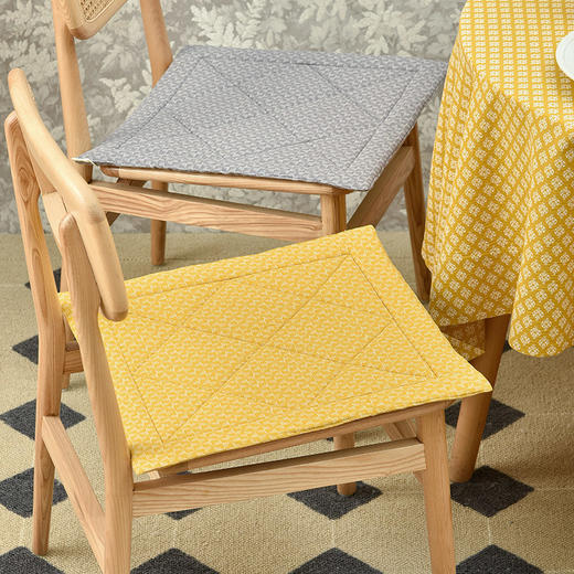 菱形风车系列冬季透气纯棉椅垫 商品图1