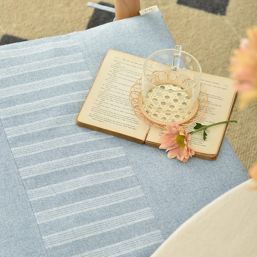 磨毛条纹系列久坐舒适冬季椅垫 商品图3