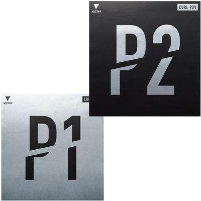 VICTAS长胶 P-1V P2V 套胶CURL单胶皮P1V削球原TSP 商品图0