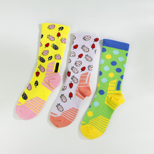 【29元6双】【5-7岁】时尚儿童运动袜潮袜中长筒可爱童袜【2123231】 商品图0