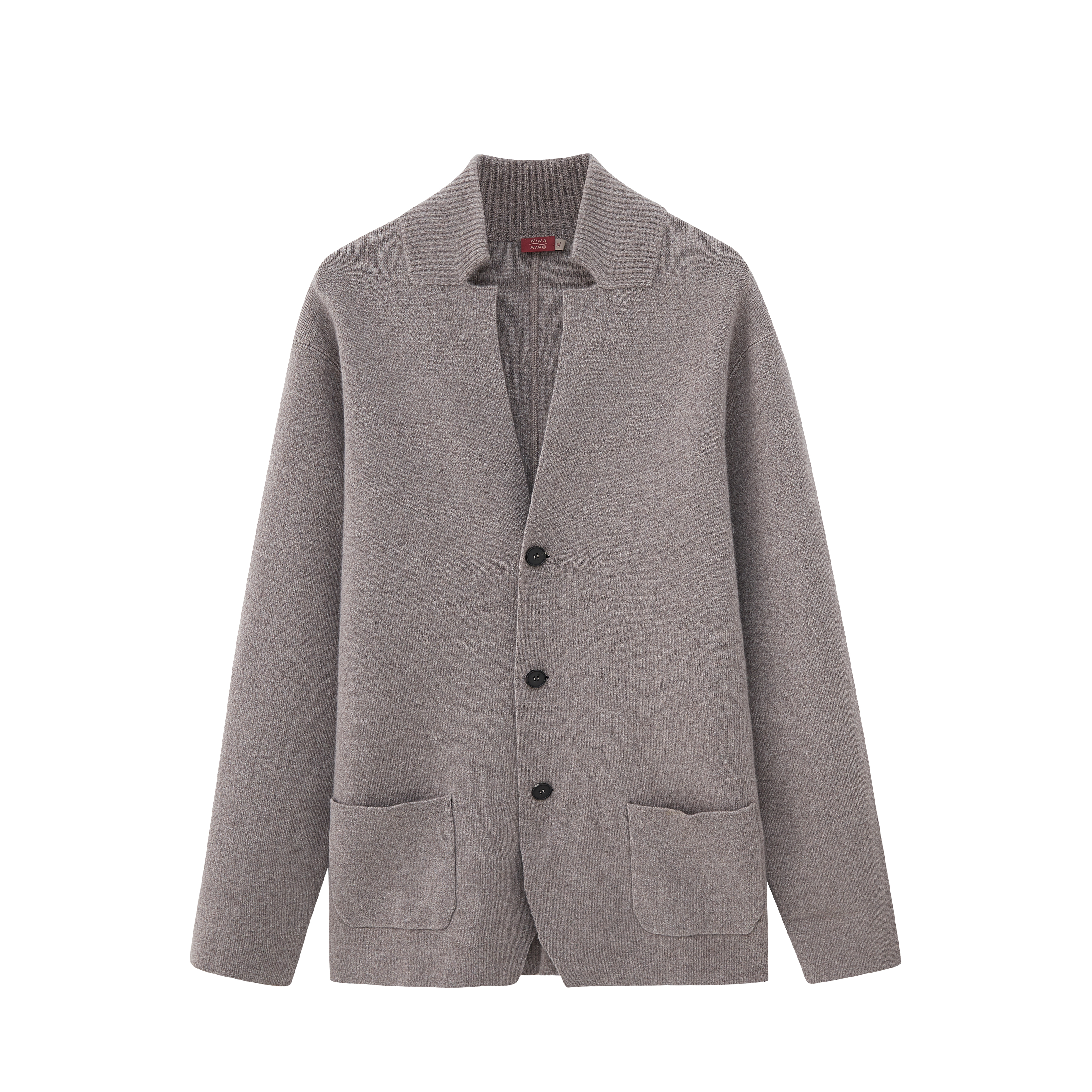 经典开衫（加厚） 灰黑/原色