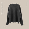 19AW-SWE0102不规则底摆破坏廓形毛衣 商品缩略图3