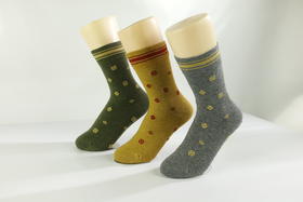 【49元6双】女丨时尚女袜中长筒袜子秋冬四季棉袜长袜子【2022212】