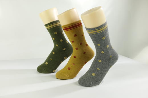 【49元6双】女丨时尚女袜中长筒袜子秋冬四季棉袜长袜子【2022212】 商品图0