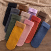 【5双】组合山羊绒雪地袜地板袜加厚加绒暖脚袜男女通穿中筒女袜男袜 商品缩略图3