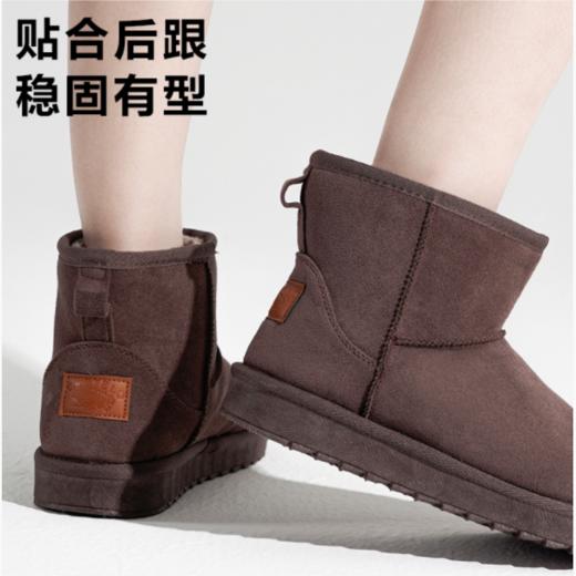 热卖！卡帝乐鳄鱼雪地靴女款  防水防污 加厚绒毛保暖 防滑耐磨裸感舒适透气  经典低筒款  脚胖的建议拍大一码！ 商品图5