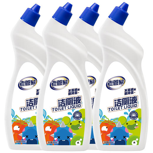 G| 老管家马桶清洁剂强力去污除垢祛味罗兰香氛800ml*4瓶（普通快递） 商品图0