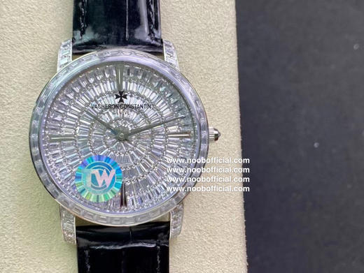 TW 江诗丹顿 满钻 传承系列81579/000G-9274腕表，高档大气，机芯:9015机芯，皮带:进口牛皮，镜面:蓝宝石水晶玻璃，壳材质:精选316钢，尺寸:直径:40mm 商品图0