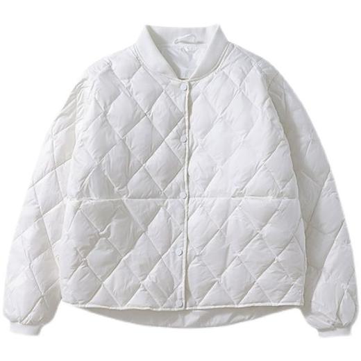 【轻薄羽绒款女短款】韩版简约时尚小个子棒球服秋冬季潮流上衣 商品图5