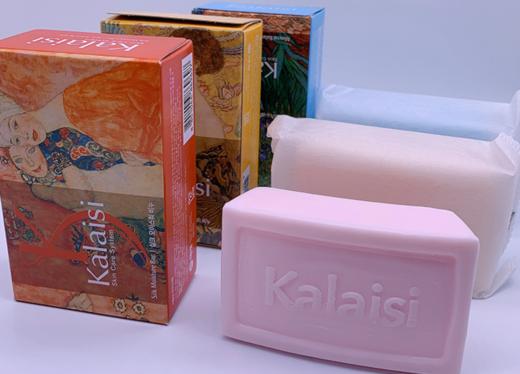 爱敬 名画香皂丝润红色100G 商品图4