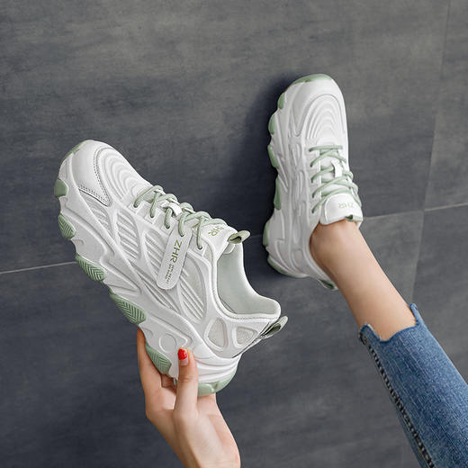 ZHR厚底老爹鞋女ins超火小白鞋 商品图4