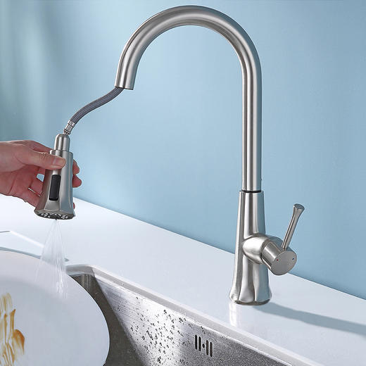 SQ：5191智能触控厨房大抽拉-镍拉丝-铜 商品图3