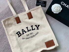 高品质bally帆布包