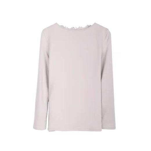 安莉芳女士一字领蕾丝打底上装秋冬修身加厚美体暖衣ED00200 商品图1