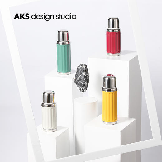 香港AKS不锈钢保温杯苏尼翁复古杯大容量 绿色 商品图2