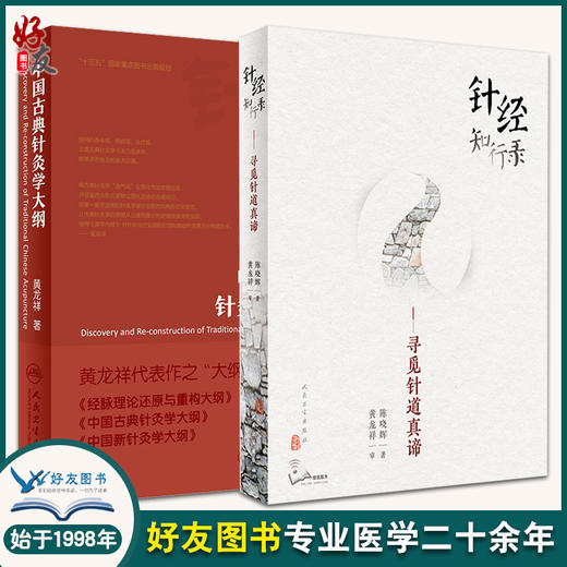 中国古典针灸学大纲+针经知行录 寻觅针道真谛 2本套装 古典针刺法古典针灸 中医针灸临床 针灸学理论原点理论构建 人民卫生出版社 商品图0