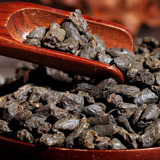 78      普洱茶熟茶易武古树茶化石十年易武窖藏老茶碎银子500g瓷罐装茶叶 商品图2